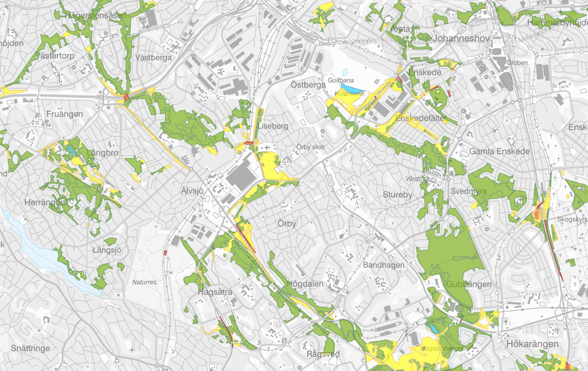Stadsdelsvisa åtgärdsförslag - karttjänst